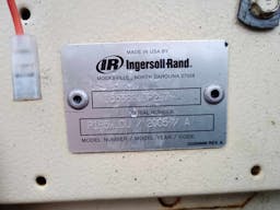 2005 Ingersoll-Rand Skid Mount John Deer Powered 185 CFM Air Compressor