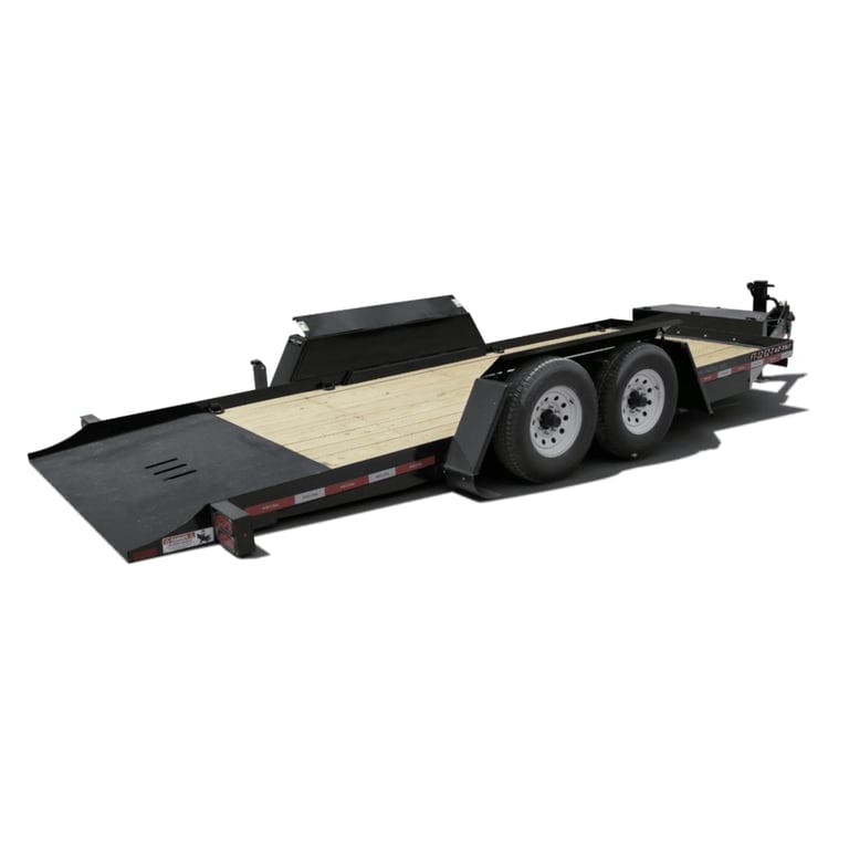 18' Tandem Axle (7,000 lbs Rated Axles) Tilt Bed Trailer