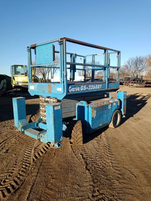 2008 Genie GS-3268RT Scissor Lift with Outriggers