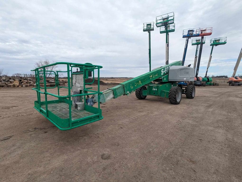 Telescopic Boom Lift - 2015 Genie S-60X Diesel 60'  Telescopic Boom Lift - 2015 Genie S-60X Diesel 60'